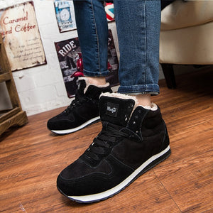 Men Shoes Warm Plush Winter Shoes Winter Sneakers Men Fashion Trainers Chaussure Homme Krasovki Men Casual Shoes Plus Size 35-48