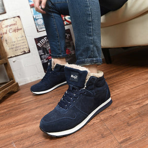 Men Shoes Warm Plush Winter Shoes Winter Sneakers Men Fashion Trainers Chaussure Homme Krasovki Men Casual Shoes Plus Size 35-48