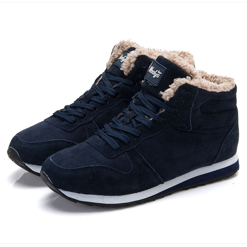 Women Boots Plus Size 35-47 Couple Winter Sneakers For Winter Boots Shoes Woman Keep Warm Ankle Botas Mujer Snow Boots Female
