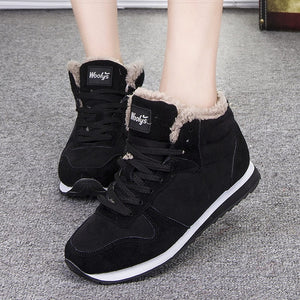 Women Boots Plus Size 35-47 Couple Winter Sneakers For Winter Boots Shoes Woman Keep Warm Ankle Botas Mujer Snow Boots Female