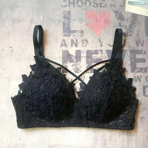 Fashion High Quality Sexy Lace Wireless Bras For Women Lingerie Wire Free Push Up Bra Seamless Breathable Bralette Girl Female