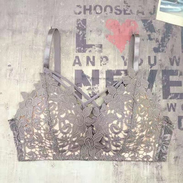 Fashion High Quality Sexy Lace Wireless Bras For Women Lingerie Wire Free Push Up Bra Seamless Breathable Bralette Girl Female