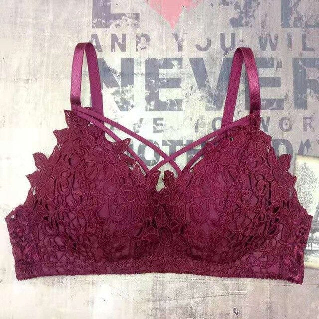 Fashion High Quality Sexy Lace Wireless Bras For Women Lingerie Wire Free Push Up Bra Seamless Breathable Bralette Girl Female