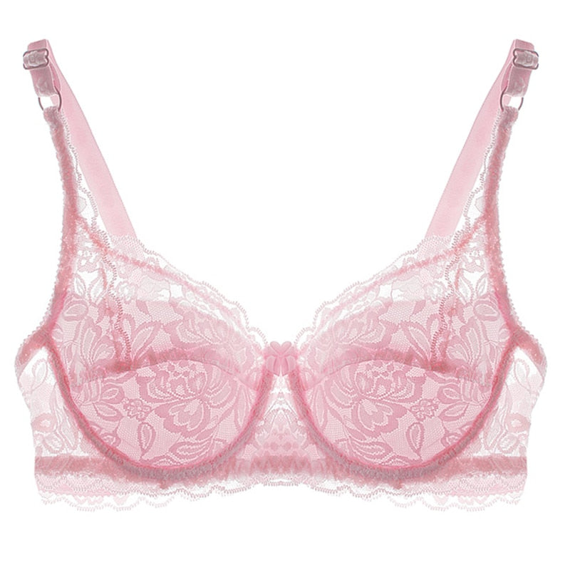 New Sexy Lace Bralette Bra Women Underwear Push Up Bra Untra-thin Comfortable Breathable Brassiere Plus Size Women Lingerie bh