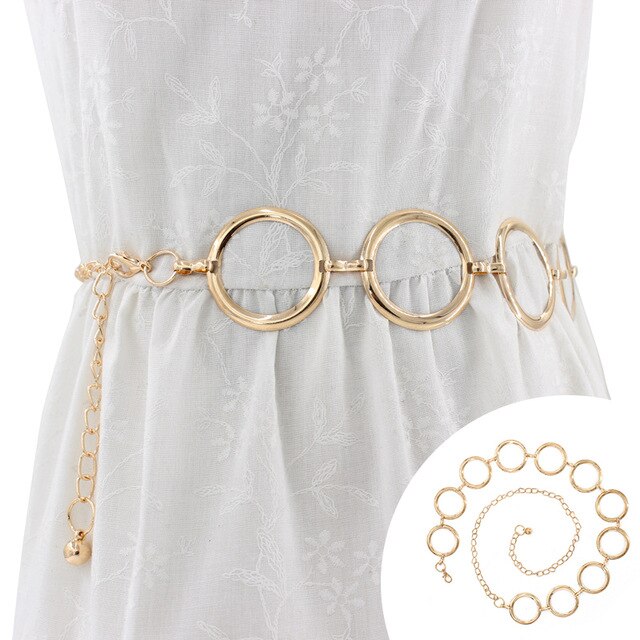 Elegant Women Pearl Belt Waist Belt Elastic Buckle Pearl Chain Belt Female Girls Dress Crystal Strap