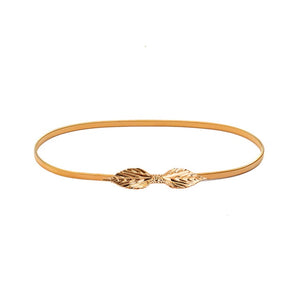 Elegant Women Pearl Belt Waist Belt Elastic Buckle Pearl Chain Belt Female Girls Dress Crystal Strap