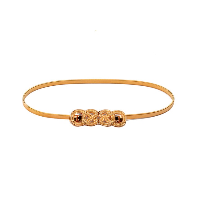 Elegant Women Pearl Belt Waist Belt Elastic Buckle Pearl Chain Belt Female Girls Dress Crystal Strap
