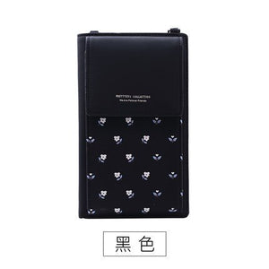 2019 New Women Casual Wallet Brand Cell Phone Wallet Big Card Holders Wallet Handbag Purse Clutch Messenger Shoulder Straps Bag
