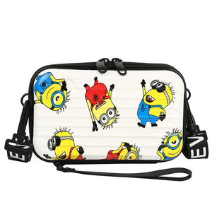 New Cartoon Rainbow pattern Luxury Hand Bags for Women Mini Box Shape Fashion Designer Clutch Bag Female Handbag Shoulder Bags