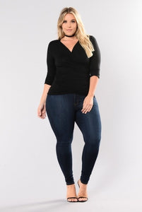 2020 Newest Hot Overweight Women's Plus Size Stretch Denim Skinny Jeans Pencil Pants Plump Female High Waist Trousers Jeans