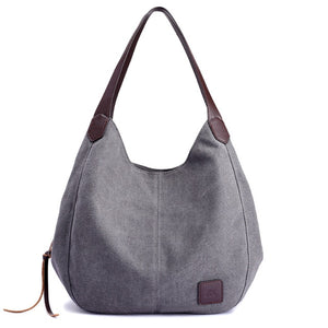 Piler Large Shoulder Canvas Bag Women Handbag Pockets Ladies Hobo Bags Casual Large Women Bags Brand Luxury Ladies Hand Bags