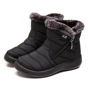 TIMETANG Women's ankle boots fur boots warm snow boots winter shoes for women waterproof padded boots winter boots womenfootwear