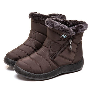 TIMETANG Women's ankle boots fur boots warm snow boots winter shoes for women waterproof padded boots winter boots womenfootwear