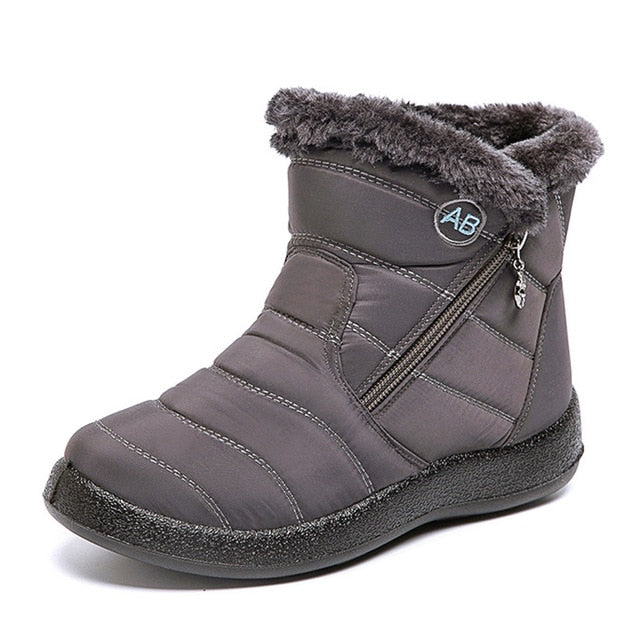 TIMETANG Women's ankle boots fur boots warm snow boots winter shoes for women waterproof padded boots winter boots womenfootwear