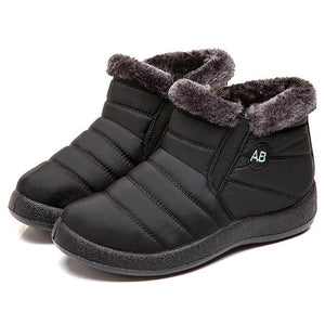 TIMETANG Women's ankle boots fur boots warm snow boots winter shoes for women waterproof padded boots winter boots womenfootwear