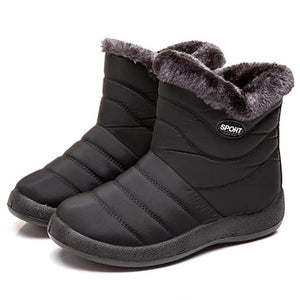 TIMETANG Women's ankle boots fur boots warm snow boots winter shoes for women waterproof padded boots winter boots womenfootwear