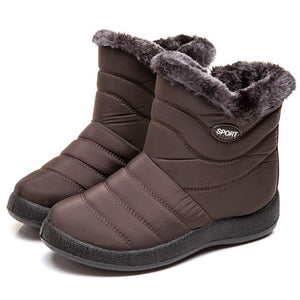 TIMETANG Women's ankle boots fur boots warm snow boots winter shoes for women waterproof padded boots winter boots womenfootwear