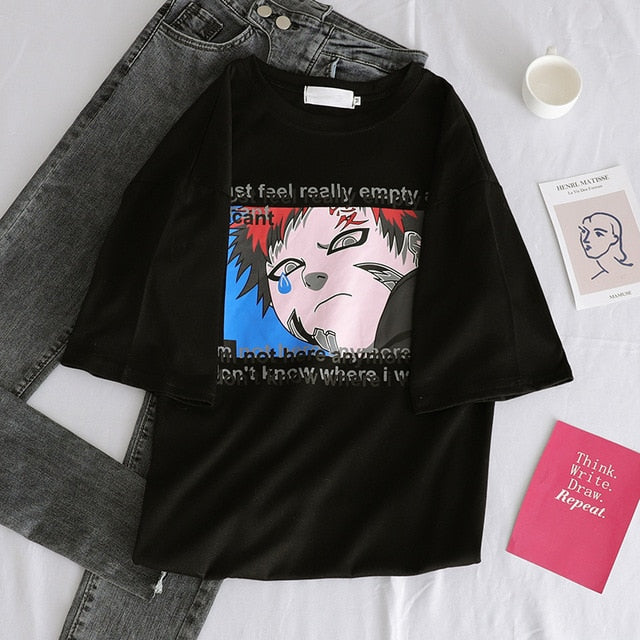 summer T-shirts Women Korean All-match Trendy Simple O-Neck Harajuku Short-sleeve Ladies casual Loose black white streetwear top