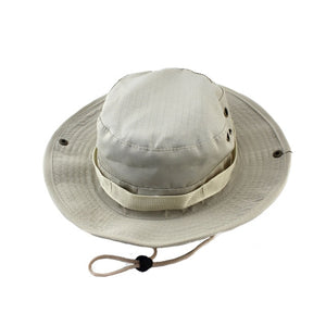 Summer Camo Fisherman Casual Bucket Camping Hiking Travel fishing mountaineering sombrero sunshade Bonnie hat For women men