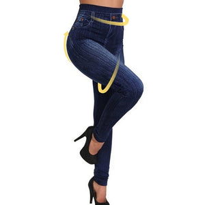 Sexy Women Elastic Shaping Pants Fitness Sports Leggings High Waist Gym Workout Running Slim Push Up Trousers Female
