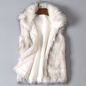 Autumn And Winter Women's New Hair Vest Imitation Fur Vest Stand Collar Artificial Fur Coat Thick Fashion Jacket Cold #Zer