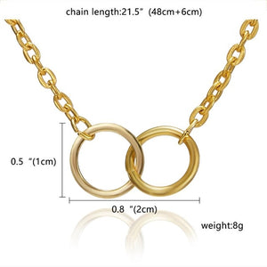 Rinhoo Butterfly Elephant Pearl Of Love Gold-color Pendant Necklaces Clavicle Chains Necklace Fashion Necklace Women Jewelry