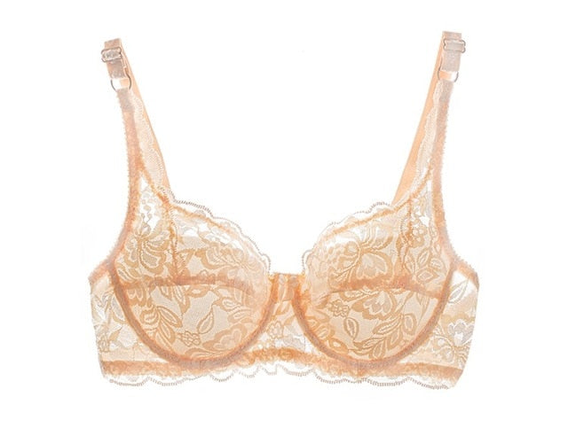 New Sexy Lace Bralette Bra Women Underwear Push Up Bra Untra-thin Comfortable Breathable Brassiere Plus Size Women Lingerie bh