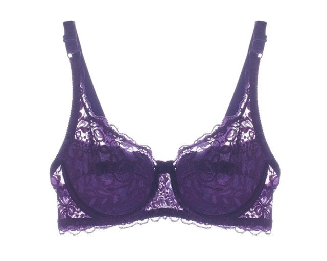 New Sexy Lace Bralette Bra Women Underwear Push Up Bra Untra-thin Comfortable Breathable Brassiere Plus Size Women Lingerie bh