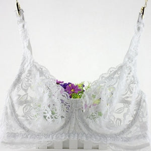 New Sexy Lace Bralette Bra Women Underwear Push Up Bra Untra-thin Comfortable Breathable Brassiere Plus Size Women Lingerie bh