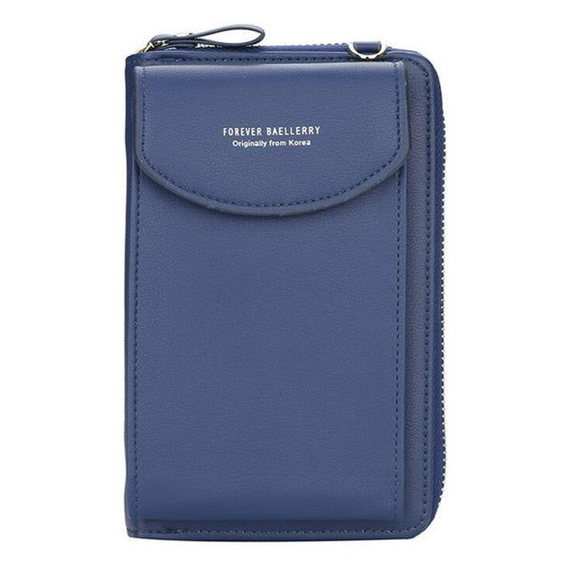 Osmond 2019 Fashion Mobile Phone Crossbody Shoulder Bag For Women Small Handbag Female Long Purse Coin Cell Phone Bags Black