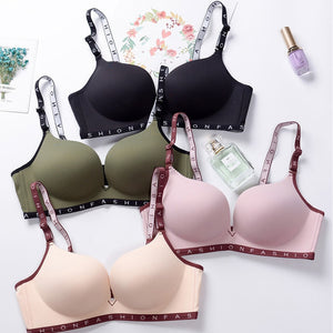 BEFORW Hot Sale Seamless Women Bra Wire Free Alphabet Sexy Lingerie Push Up bra Breathable Underwear Women Skin Cotton Sexy Bras