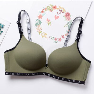 BEFORW Hot Sale Seamless Women Bra Wire Free Alphabet Sexy Lingerie Push Up bra Breathable Underwear Women Skin Cotton Sexy Bras