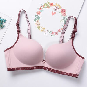 BEFORW Hot Sale Seamless Women Bra Wire Free Alphabet Sexy Lingerie Push Up bra Breathable Underwear Women Skin Cotton Sexy Bras