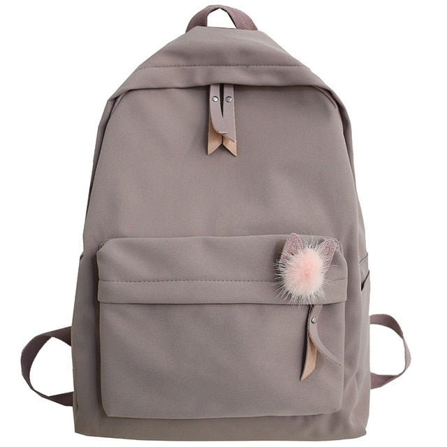 Female Vintage Cute Backpack Women School Bag Girl Waterproof Nylon Kawaii Backpack Ladies Luxury Student Bags Book Harajuku New
