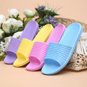Hinmay Women Bath Slippers Non-Slip Summer Shower Sandals Soft Slip-On Pool Shoes