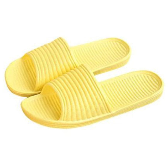 Hinmay Women Bath Slippers Non-Slip Summer Shower Sandals Soft Slip-On Pool Shoes
