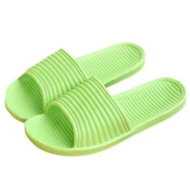 Hinmay Women Bath Slippers Non-Slip Summer Shower Sandals Soft Slip-On Pool Shoes