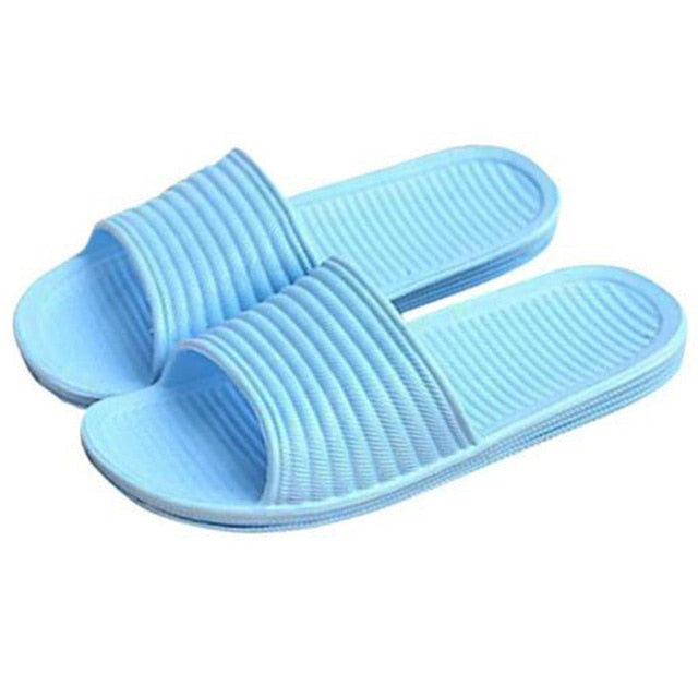 Hinmay Women Bath Slippers Non-Slip Summer Shower Sandals Soft Slip-On Pool Shoes