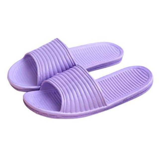 Hinmay Women Bath Slippers Non-Slip Summer Shower Sandals Soft Slip-On Pool Shoes