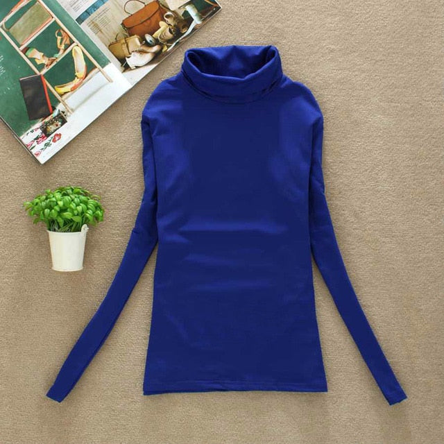 BACHASH 2020 High Quality Fashion Spring Autumn Winter Sweater Women Wool Turtleneck Pullovers Fashion Women's Solid Sweaters