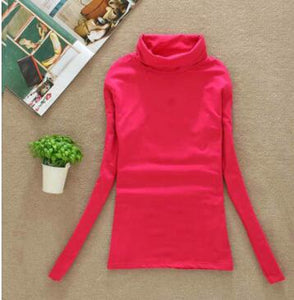 BACHASH 2020 High Quality Fashion Spring Autumn Winter Sweater Women Wool Turtleneck Pullovers Fashion Women's Solid Sweaters