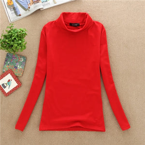 BACHASH 2020 High Quality Fashion Spring Autumn Winter Sweater Women Wool Turtleneck Pullovers Fashion Women's Solid Sweaters