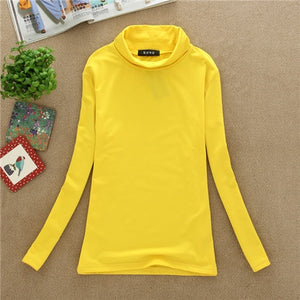 BACHASH 2020 High Quality Fashion Spring Autumn Winter Sweater Women Wool Turtleneck Pullovers Fashion Women's Solid Sweaters