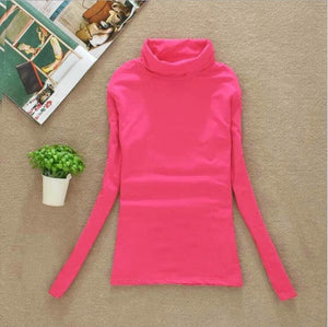 BACHASH 2020 High Quality Fashion Spring Autumn Winter Sweater Women Wool Turtleneck Pullovers Fashion Women's Solid Sweaters