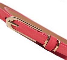new Multi-color Lady's Slender thin Belt Ceinture feminion Pigskin metallic buckle women female waist belt free shipping