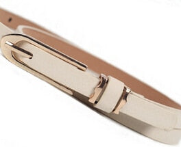 new Multi-color Lady's Slender thin Belt Ceinture feminion Pigskin metallic buckle women female waist belt free shipping