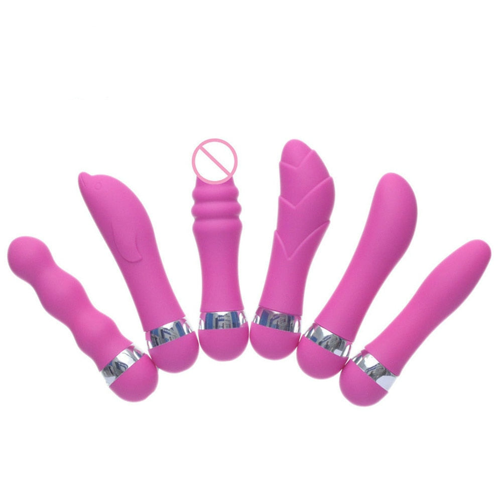 Women Silicone Vibrator Realistic Dildo Mini Vibrator Erotic G Spot Magic Wand Anal Beads Vibrators Lesbian Masturbator Sex Toys