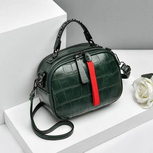Mini PU Leather Crossbody Bags For Women 2020 Hair ball Shoulder Messenger Bag Ladies Small Rivet Handbags Travel Hand Bag