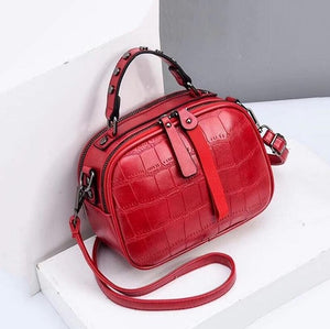 Mini PU Leather Crossbody Bags For Women 2020 Hair ball Shoulder Messenger Bag Ladies Small Rivet Handbags Travel Hand Bag