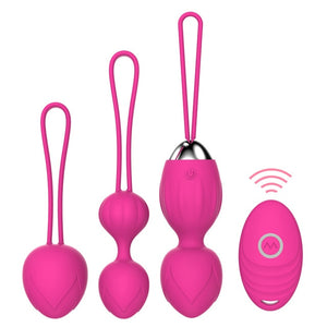 10 Speed Vibrator Kegel Balls Ben wa ball G Spot Vibrator Wireless Remote Control Vaginal tighten Exercise sex toys for Women